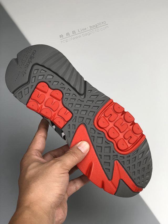 Adidas鞋 QIP-XHB-091807 阿迪達斯2019 Boost聯名夜行者 復古跑鞋 男女同款  hdx13318